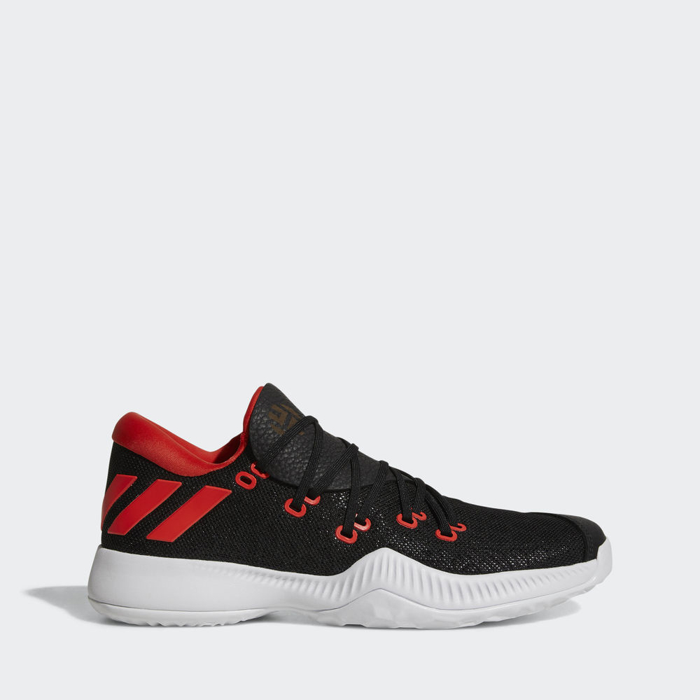 Adidas Harden B/E - παπουτσια μπασκετ ανδρικα - Μαυρα/Ασπρα/Κοκκινα,Μέγεθος: EU 36 – 54 2/3 (176KHNS